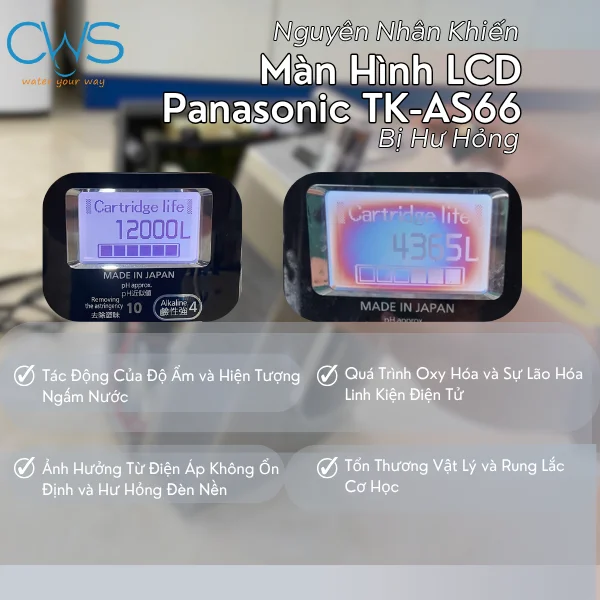 Nguyên Nhân Khiến Màn Hình LCD Panasonic TK-AS66 Bị Hư Hỏng