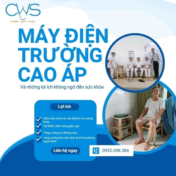 Những lợi ích của máy điện trường cao áp trong việc cải thiện sức khỏe