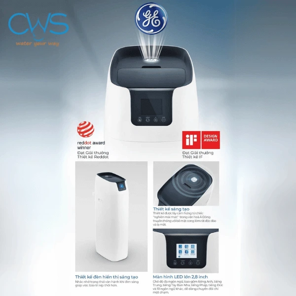 Thiết kế và hiệu năng của thiết bị làm mềm nước trung tâm (GTEC-30A01-G)