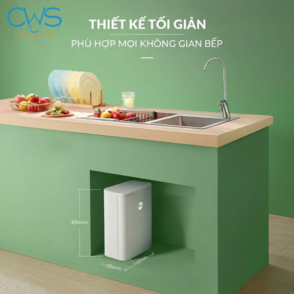 Thiết Kế Tankless Siêu Mỏng Giúp Tối Ưu Không Gian Gầm Bếp