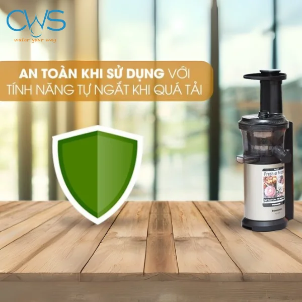 Tính Năng An Toàn Trên Máy Ép Chậm Panasonic MJ-L500SRA