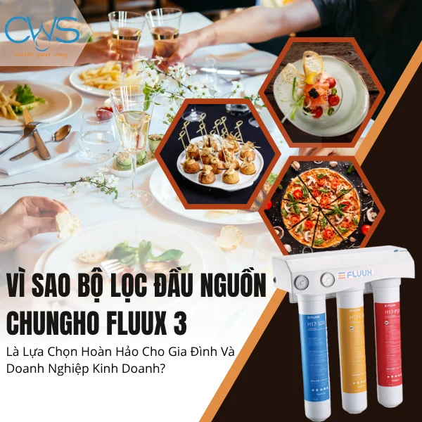 Vì Sao Bộ Lọc Đầu Nguồn Chungho FLUUX 3 Là Lựa Chọn Hoàn Hảo Cho Gia Đình Và Doanh Nghiệp Kinh Doanh