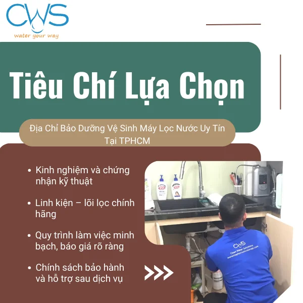 Vì Sao Dịch Vụ Sửa Chữa Máy Lọc Nước Từ CWS Phù Hợp Với Khách Hàng