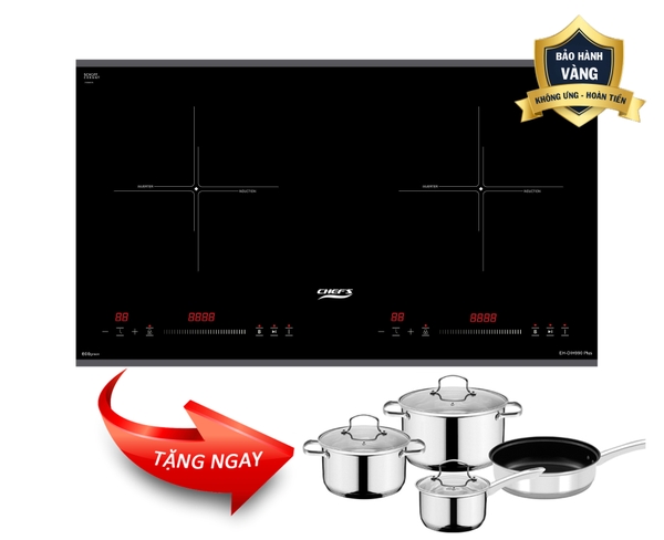 Bếp từ CHEFS EH-DIH990 PLUS - Mặt kính Schott Ceran Đức (New 2025)