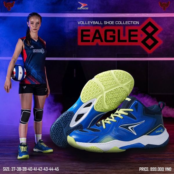 Giày bóng chuyền Beyono Eagle màu xanh (0938332277) | SportsViet