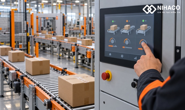 dieu-chinh-toc-do-bang-tai-bang-plc-hmi
