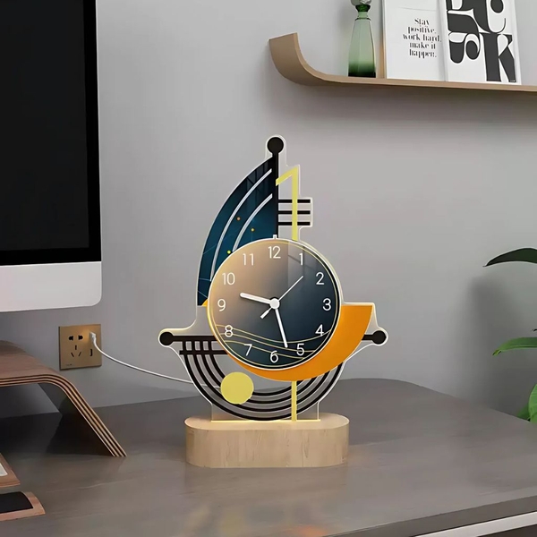 Đồng hồ để bàn cánh buồm CL099 thuận buồm xuôi gió