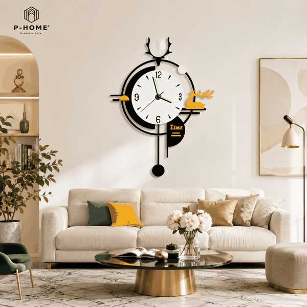 Đồng hồ trang trí CL054 quà tặng tân gia cao cấp