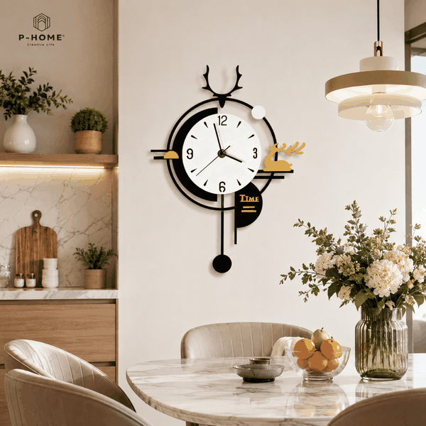 Đồng hồ trang trí CL054 quà tặng tân gia cao cấp
