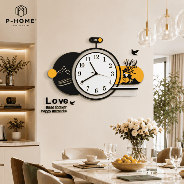 Đồng hồ treo tường CL053 quà tặng tân gia ý nghĩa