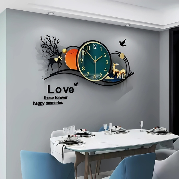 Đồng Hồ Treo Tường Phòng Khách Hiện Đại CL091