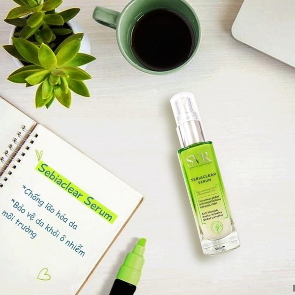 Serum giúp giảm mụn, thông thoáng lỗ chân lông, mềm mịn da SVR Sebiaclear Serum 30ml