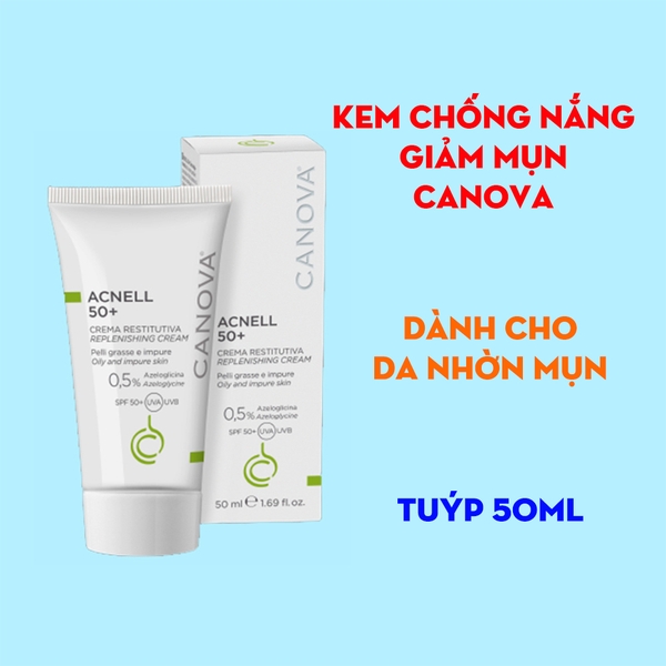 Kem chống nắng, giảm mụn ban ngày CANOVA Acnell 50+ 50ml