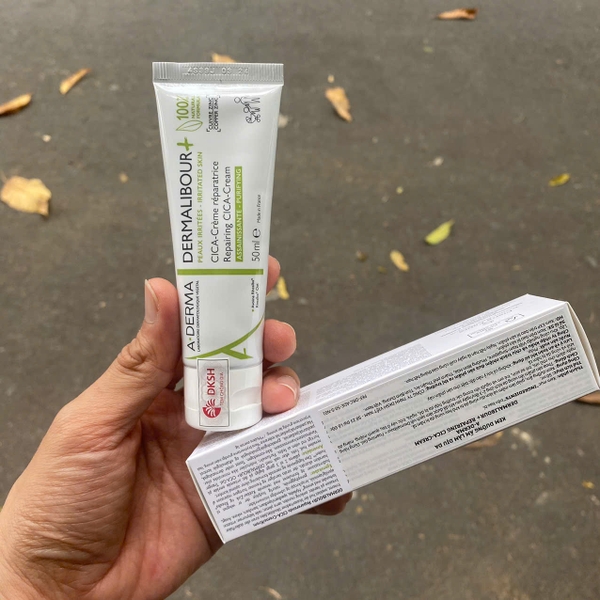 Kem làm dịu phục hồi da A-derma Dermalibour+ Repairing Crème 50ml - giảm khuẩn cho da nhạy cảm, dễ kích ứng