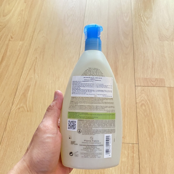 Gel tắm gội cho trẻ sơ sinh và trẻ nhỏ A-Derma Primalba Cleansing Gel 2 in 1 500ml