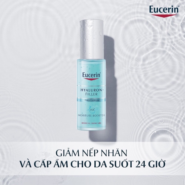 Tinh Chất Cấp Ẩm, Ngừa Lão Hóa Eucerin Hyaluron [3X]+ Filler First Serum Moisture Booster 30ml