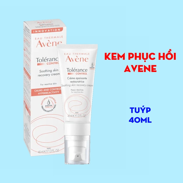 Kem dưỡng ẩm Avene Tolerance Control Soothing Skin Recovery Cream 40ml - phục hồi và làm dịu da