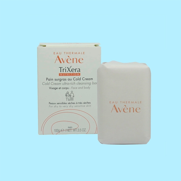 Bánh xà phòng Avene Trixera Cold Cream Ultra Rich Cleansing Bar 100g