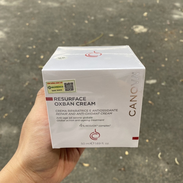 Kem phục hồi cho da nám, lão hóa Canova Resurface Oxban Cream 50ml