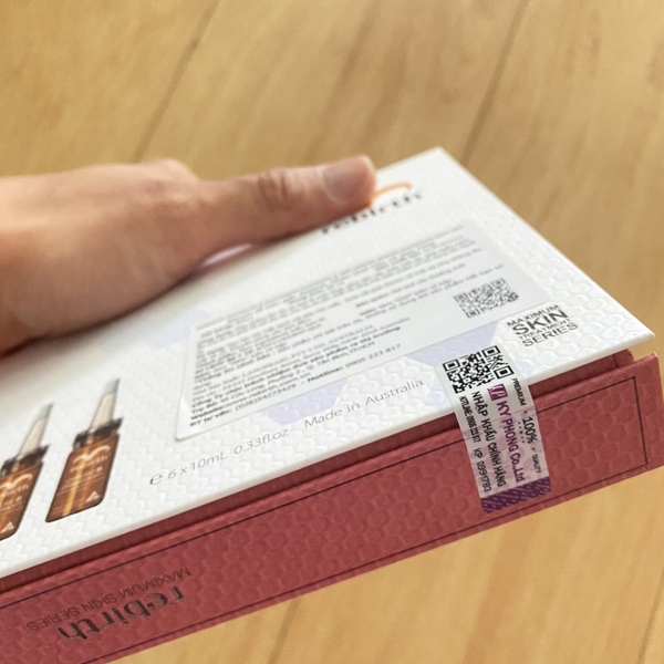 Combo 6 lọ Serum tế bào gốc Nhau thai cừu và Nọc ong Rebirth Cellular B Plavenom Gift Set 10ml x 6 lọ