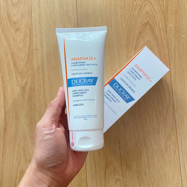 Dầu gội Ducray Anaphase+ Shampoo 200ml - dạng kem, giảm gãy rụng và nuôi dưỡng da dầu