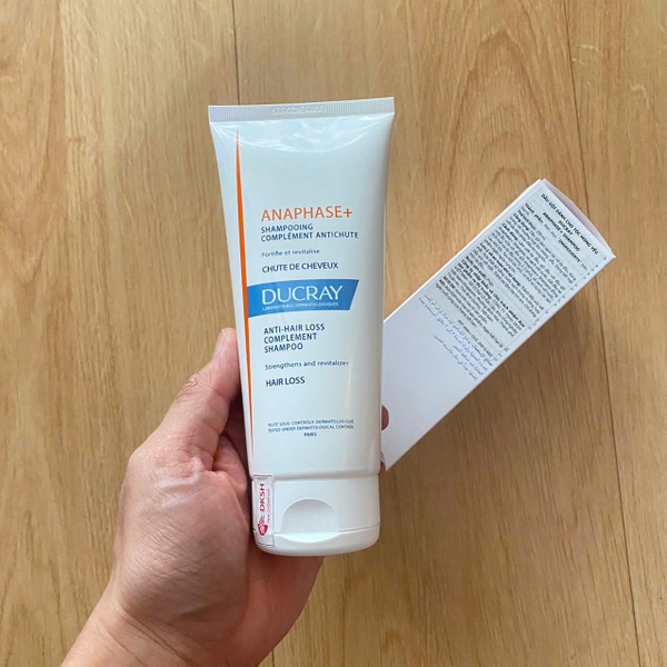Dầu gội Ducray Anaphase+ Shampoo 200ml - dạng kem, giảm gãy rụng và nuôi dưỡng da dầu