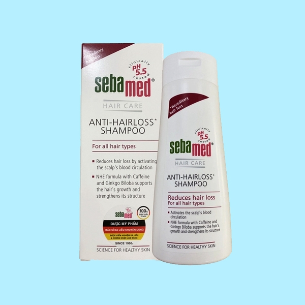 Dầu gội giảm rụng tóc Sebamed pH5.5 Anti-Hairloss Shampoo 200ml