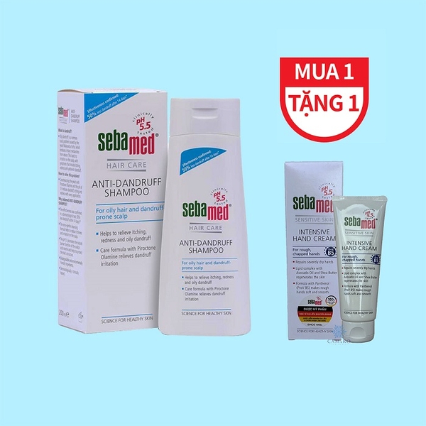 Dầu Gội Giảm Gàu Sebamed pH5.5 Anti Dandruff Shampoo 200ml