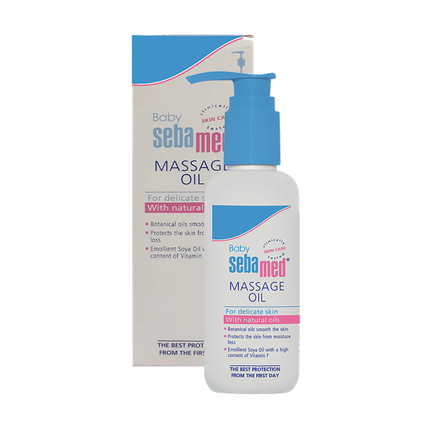 Dầu massage đa năng cho bé Sebamed pH5.5 Baby Soomthing Massage Oil 150ml