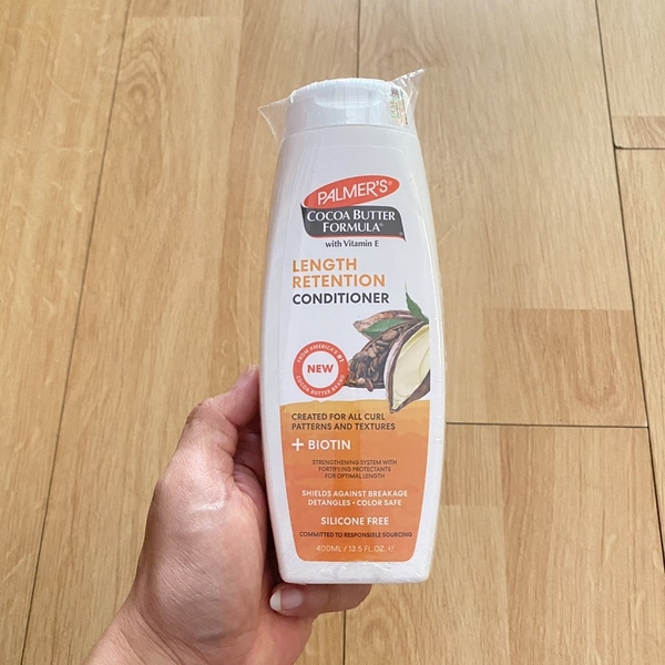 Dầu xả bơ ca cao Palmer's cocoa Butter Formula With Vitamin E Length Retention Conditioner 400ml