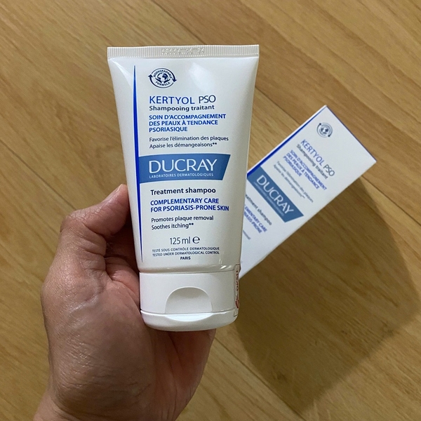 Dầu Gội Giảm Gàu Mảng Giảm Ngứa Ducray Kertyol PSO Treatment Shampoo 125ml