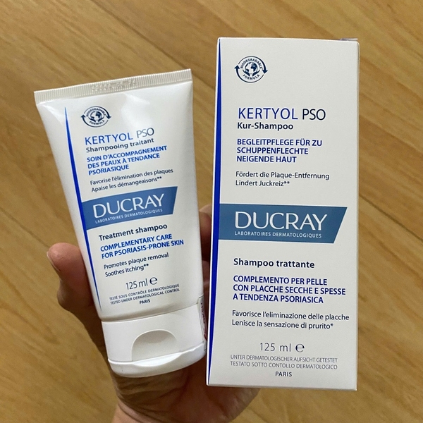 Dầu Gội Giảm Gàu Mảng Giảm Ngứa Ducray Kertyol PSO Treatment Shampoo 125ml