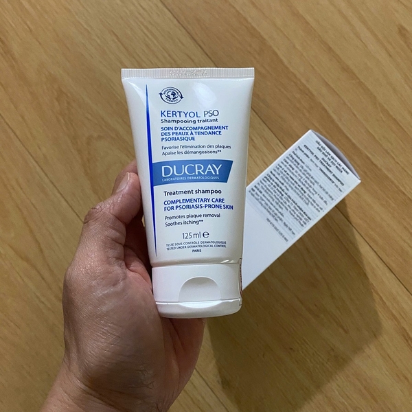 Dầu Gội Giảm Gàu Mảng Giảm Ngứa Ducray Kertyol PSO Treatment Shampoo 125ml