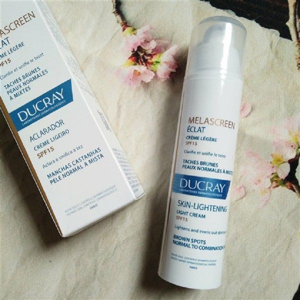 Kem Dưỡng Sáng Da, chống lão hóa Ducray Melascreen Eclat Light Cream Skin Lightening SPF15 40ml
