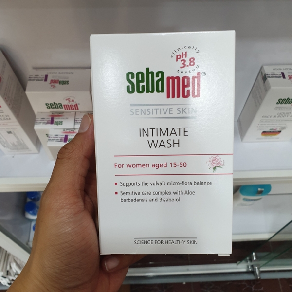 Dung dịch vệ sinh phụ nữ Sebamed pH3.8 Feminine Intimate Wash 200ml