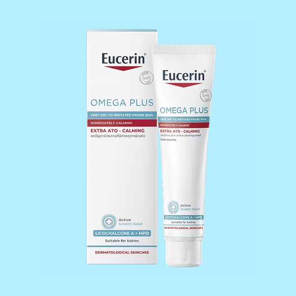 Kem dưỡng Eucerin Omega Plus Extra Ato Calming 40ml - cho da mặt, dành cho da đang kích ứng
