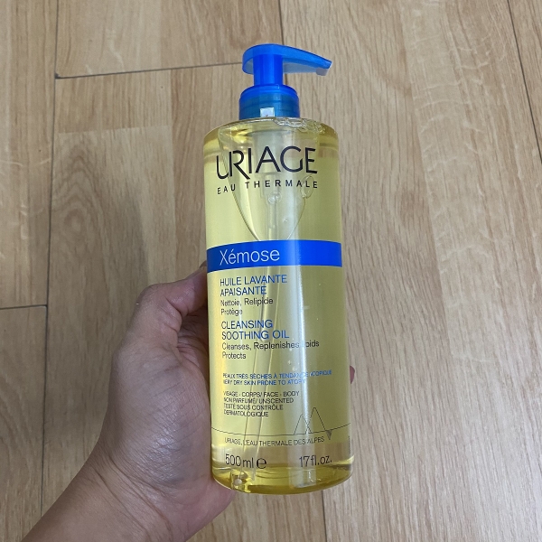 Gel làm sạch, chống khô da Uriage Xemose Huile Lavante Apaisante 500ml - dạng Gel - Oil