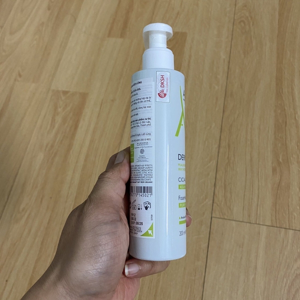 Gel làm sạch dịu nhẹ A-DERMA Dermalibour+ Foaming Cica gel 250ml - cho da kích ứng, khô hay rỉ dịch