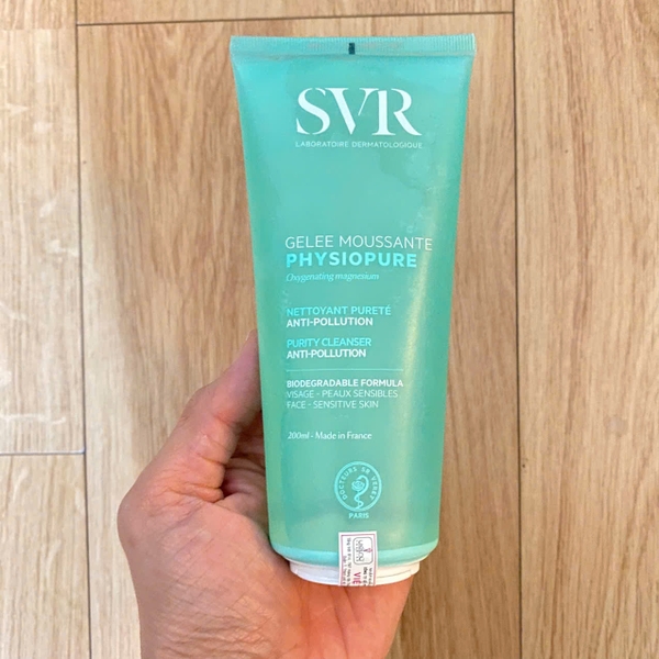 Gel rửa mặt dành cho da nhạy cảm SVR Physiopure Gelée Moussante 200ml