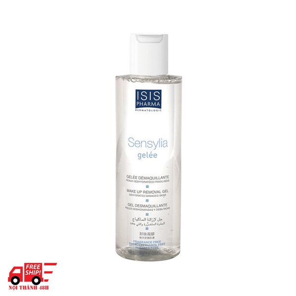 Gel tẩy trang dành cho da nhạy cảm và da thường ISIS Pharma Sensylia Gelee 250ml