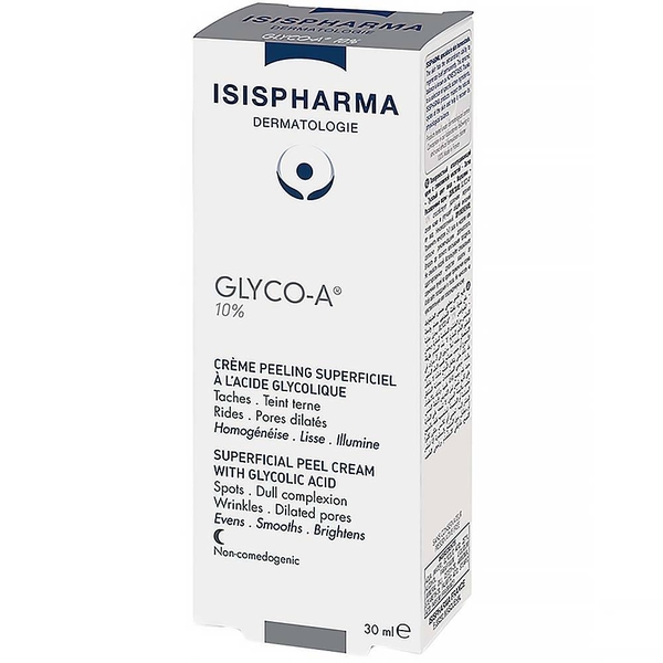 Kem tẩy tế bào chết peeling, trẻ hóa da ISIS Pharma Glyco-A Medium Peeling 10% 30ml