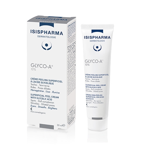 Kem tẩy tế bào chết peeling, trẻ hóa da ISIS Pharma Glyco-A Medium Peeling 10% 30ml