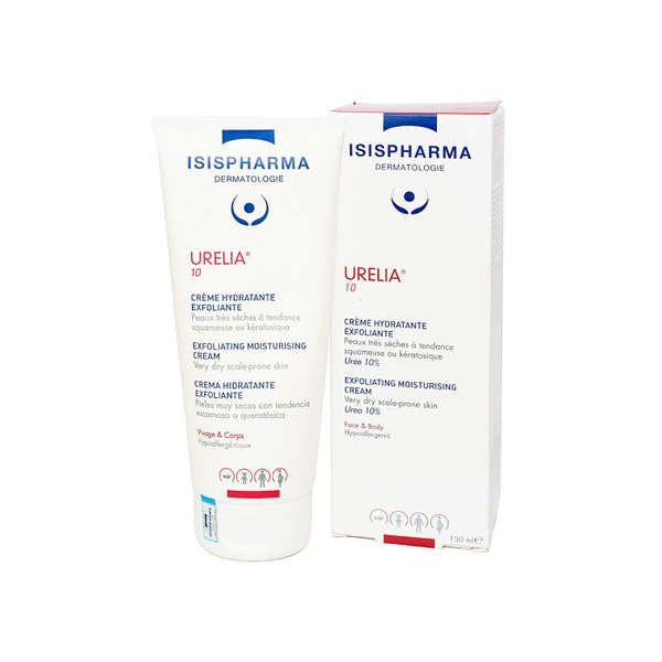 Kem cho da kích ứng, tăng sừng vảy nến, da tiết bã ISIS Pharma Urelia 10 150ml