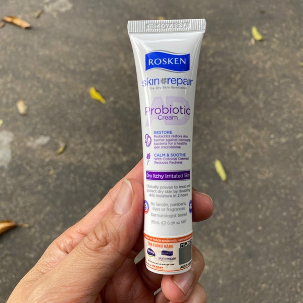 Kem dưỡng Rosken AD Probiotic Cream 75ml - chăm sóc da cơ địa, da dị ứng, da khô, chàm, vảy nến