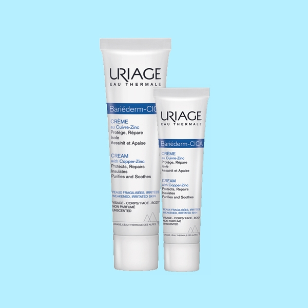 Kem chăm sóc da kích ứng Uriage Bariederm Cica Creme 40ml - làm dịu, làm lành, phục hồi tổn thương