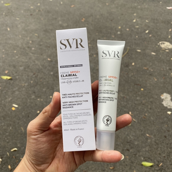 Kem làm mờ vết nám và chống nắng SVR Clairial Crème SPF50+ 50ml