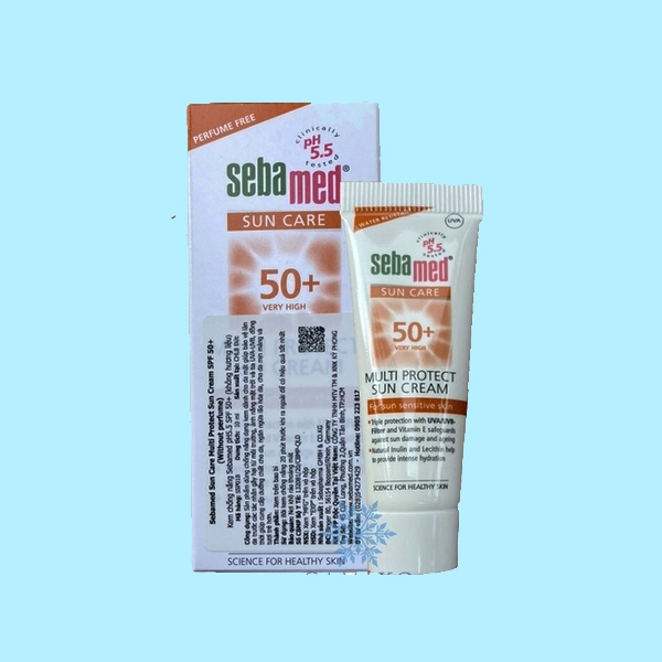 [Mini size] Kem chống nắng vật lý Sebamed Sun Care Multi Protect Sun Cream SPF 50+ 10ml