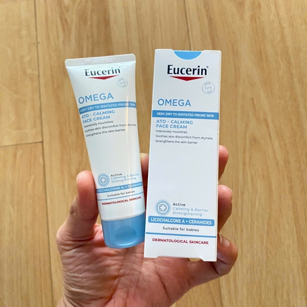 Kem dưỡng da mặt Eucerin Omega Ato Calming Face Cream 50ml
