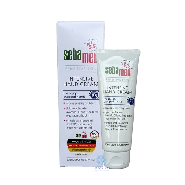 Kem dưỡng da tay Sebamed pH5.5 Intensive Hand Cream 75ml -  dưỡng ẩm, phục hồi chuyên sâu