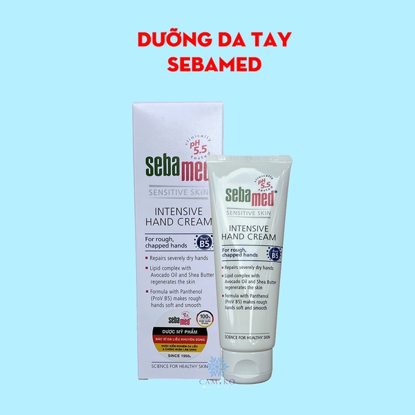 Kem dưỡng da tay Sebamed pH5.5 Intensive Hand Cream 75ml -  dưỡng ẩm, phục hồi chuyên sâu